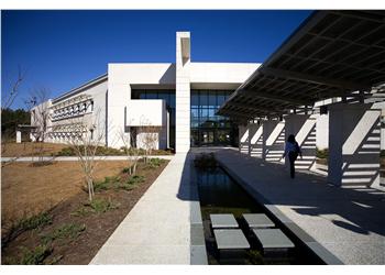 modern campus building exterior