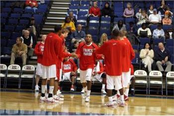 basketball team huddle during a game