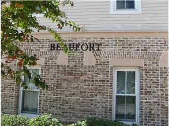 building exterior with 'beaufort' sign