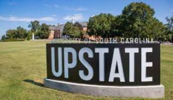 campus sign reading 'upstate'